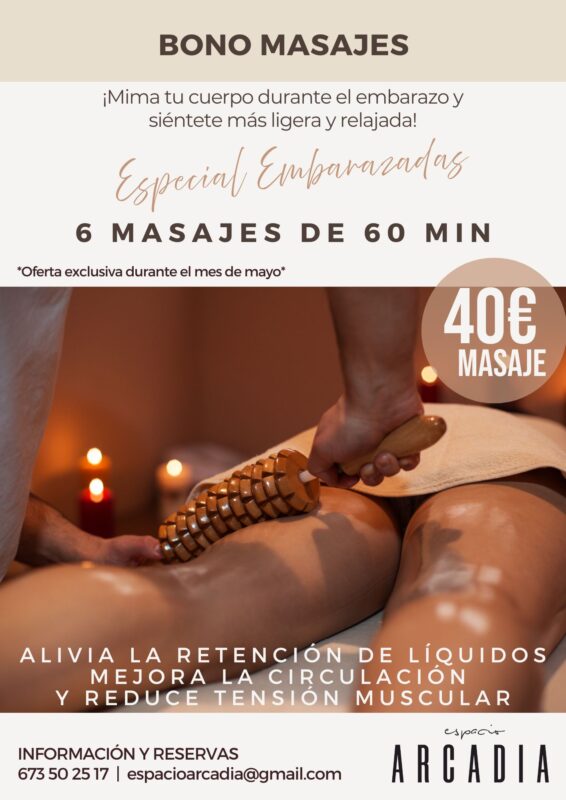 Eventos del mes 3 Bono masajes MARZO 2